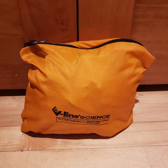 Orange Volcom V Line Science Jacket Med Mens Drizzler Snowboard - Picture 8 of 8